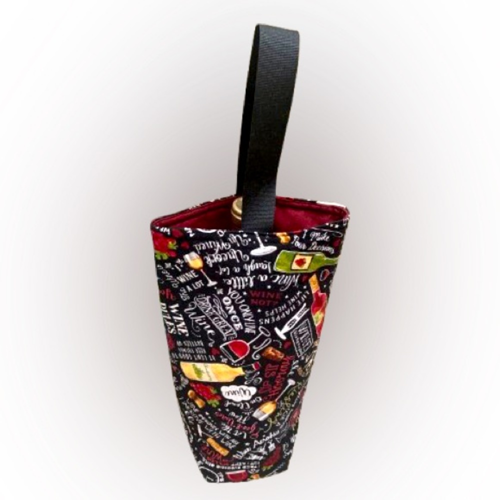 Artisan Crafted Wine Tote Bag | Perfect Hostess Gift NWT
